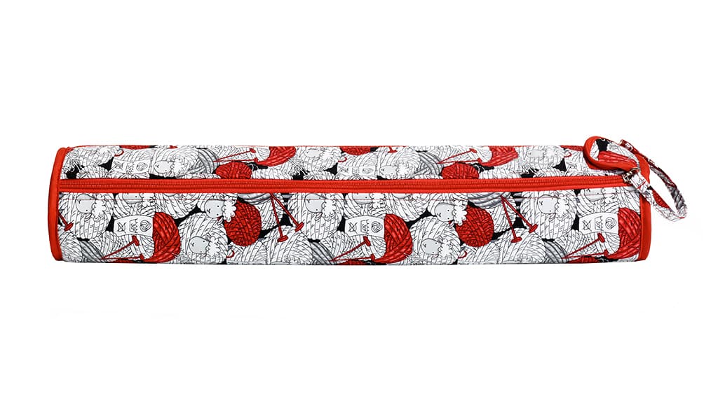 Футляр для спиц (51,5х9,5), овцы/клубки пряжи