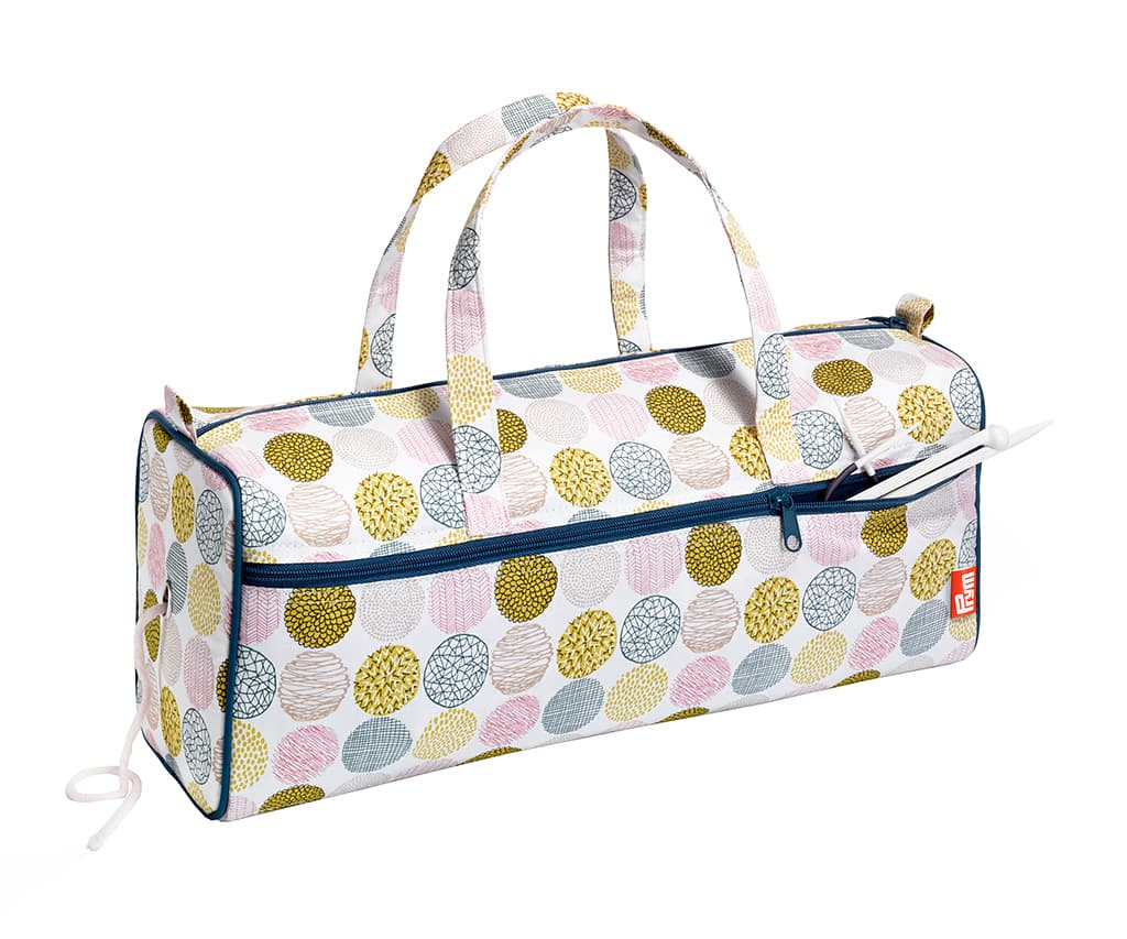 Сумка для рукоделия (44х14х17), разноцветные круги - №1