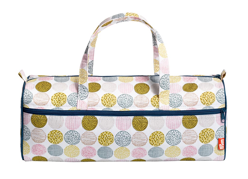 Сумка для рукоделия (44х14х17), разноцветные круги