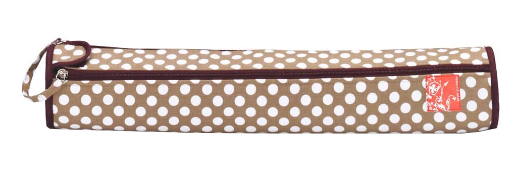 Футляр для спиц (51,5х9,5), бежевый в белый горох