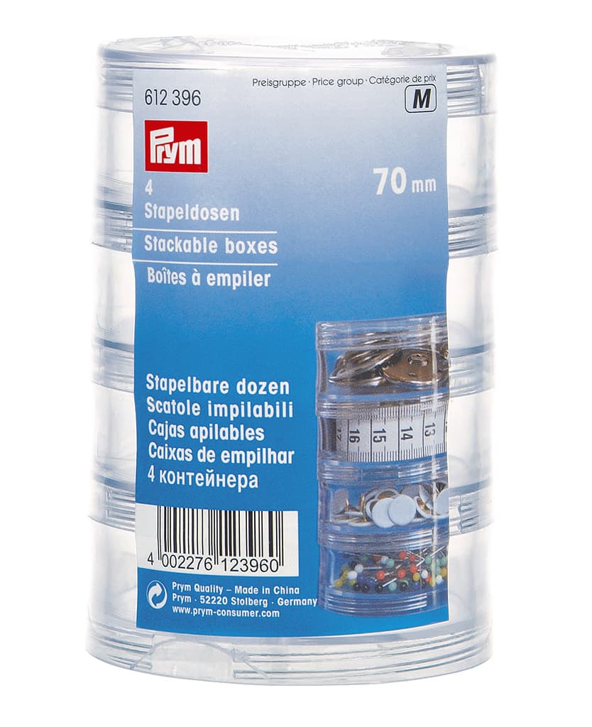 Набор круглых контейнеров диаметром 70мм 4шт