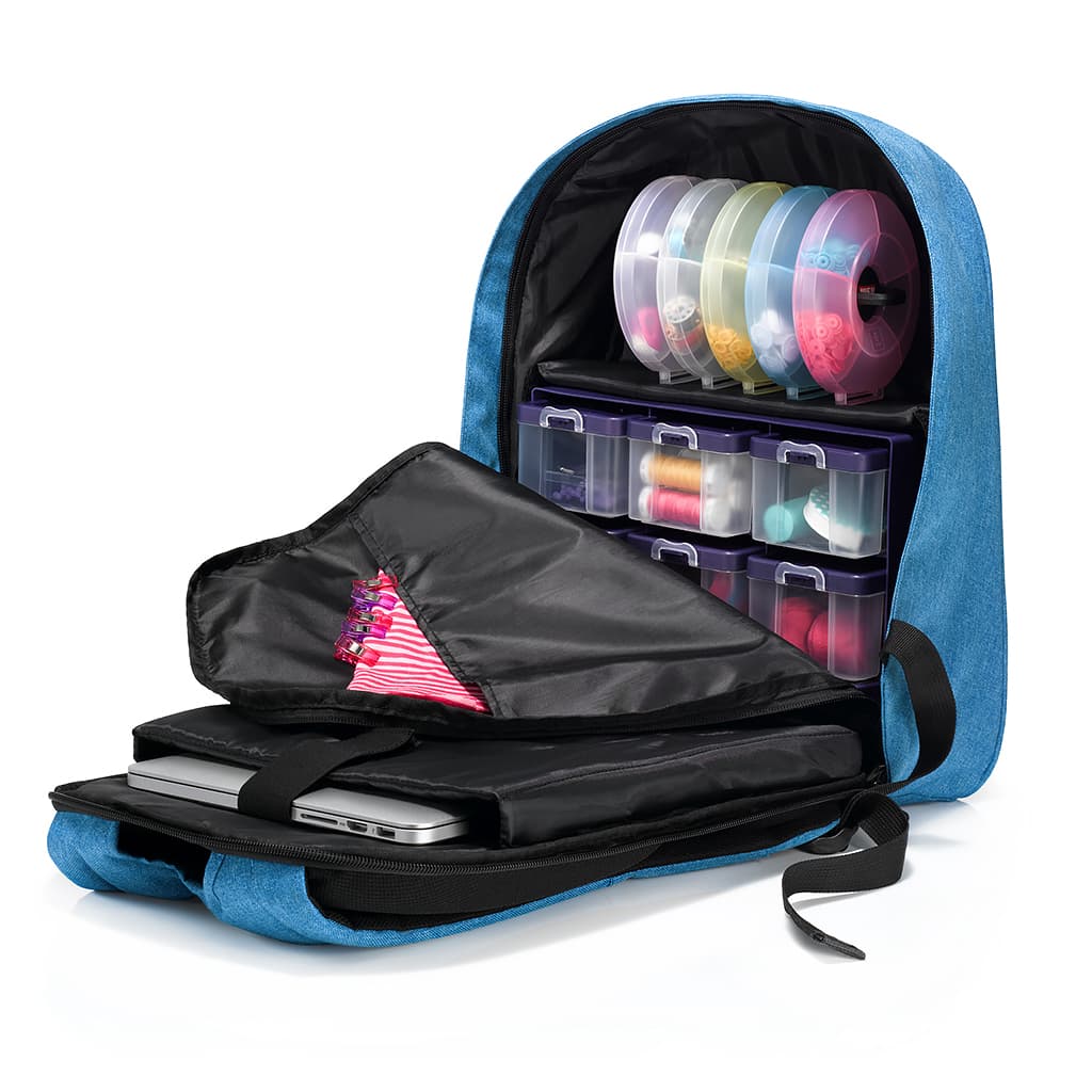 Рюкзак для швейных принадлежностей, светлый джинс - №1