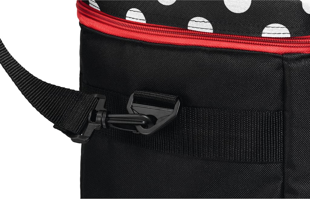 Сумка для швейной машины, черная в белый горох - №2