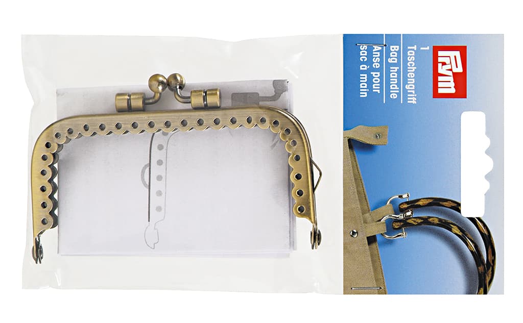 Замок для сумки (фермуар) "Fiona" 8.5 см