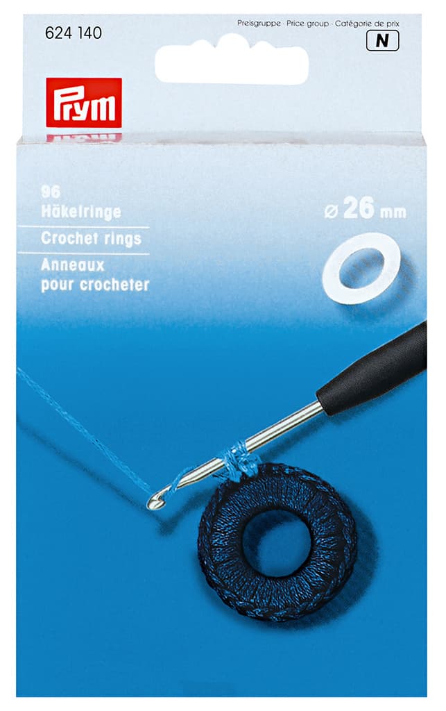 Кольца для обвязывания крючком 26 мм 96 штук