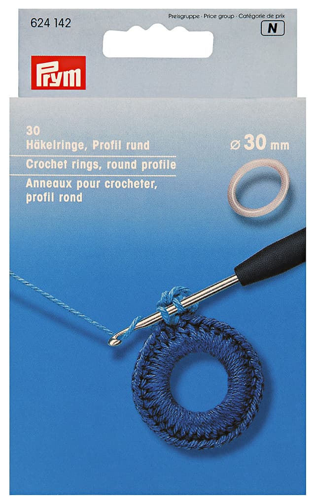 Кольца для обвязывания крючком 30 мм 30 штук