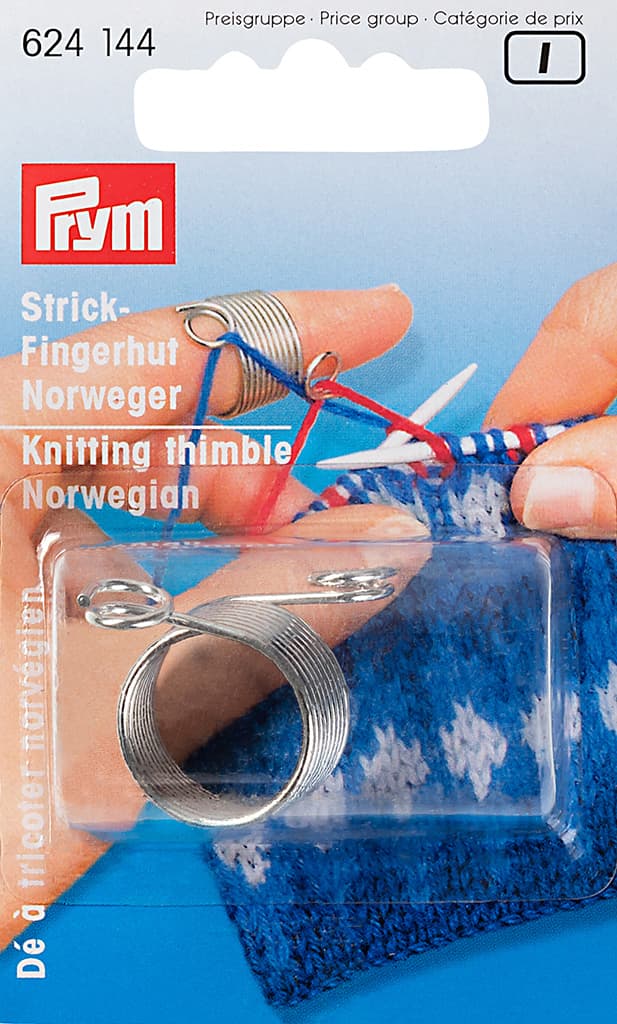 Разделительный наперсток для вязания орнамента "Норвежец"