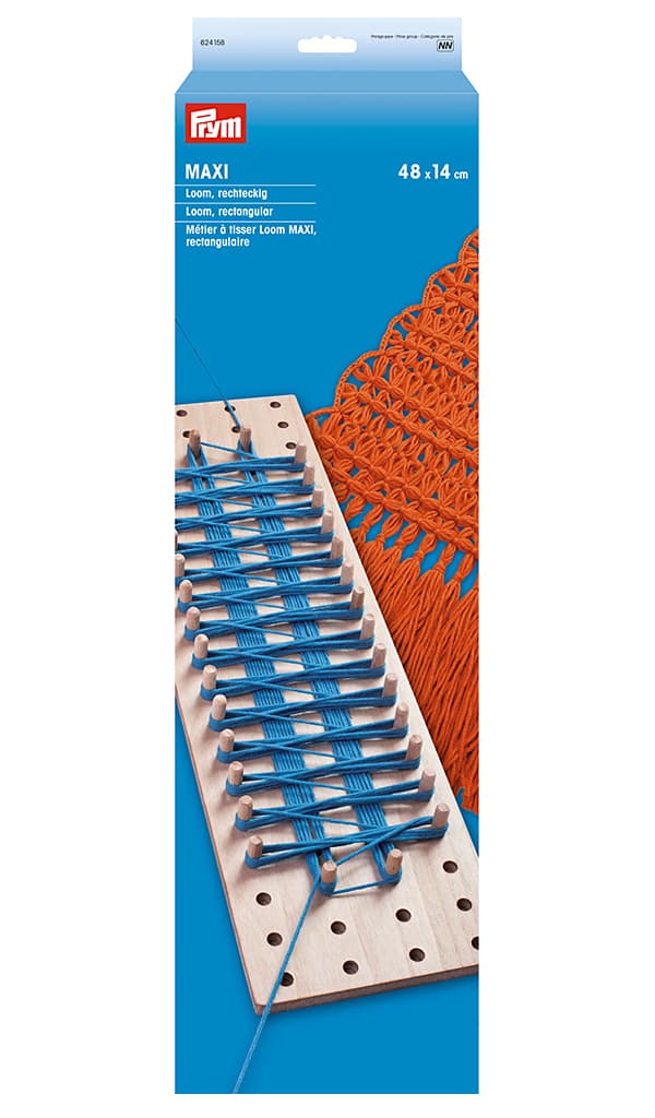 Основа для плетения на колышках прямоугольная Loom MAXI 14*48 см
