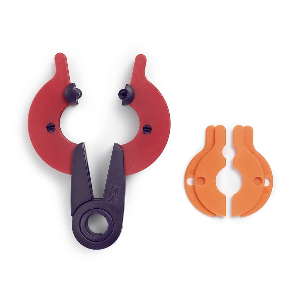 Приспособление для изготовления помпонов 2 в 1, 3,5см+5см - №1