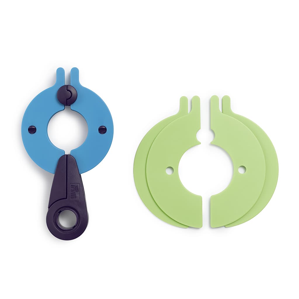 Приспособление для изготовления помпонов 2 в 1, 7см+9см - №2