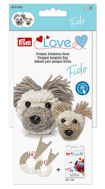 Шаблон для помпона Prym Love, Собака Фидо