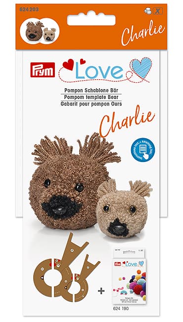 Шаблон для помпона Prym Love, Медведь Чарли