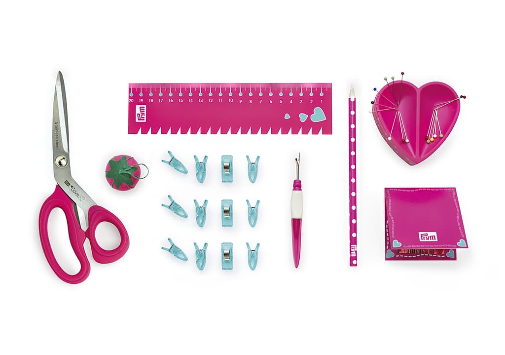 Набор Prym Love "Шитьё", 8 предметов, розовый - №1