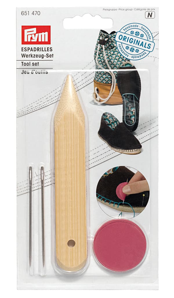 Набор инструментов для изготовления эспадрилий