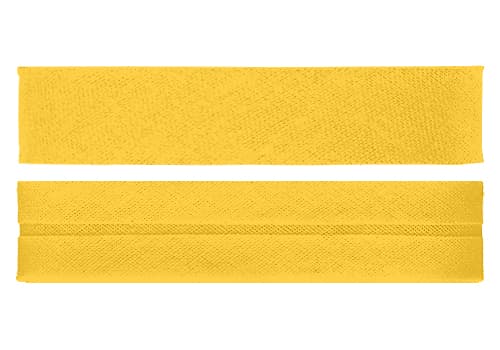 Косая бейка х/б (20мм), жёлтый