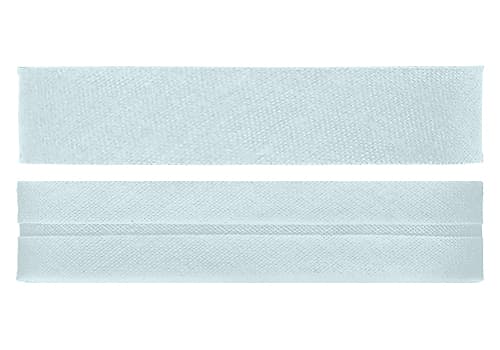 Косая бейка х/б (20мм), голубой