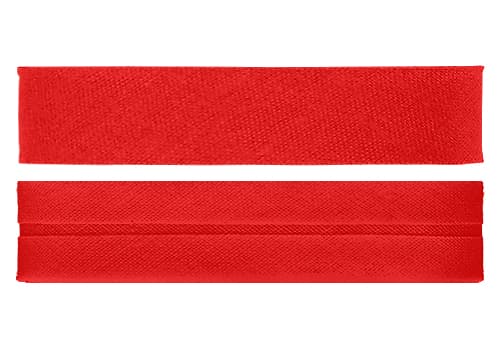 Косая бейка х/б (20мм), красный