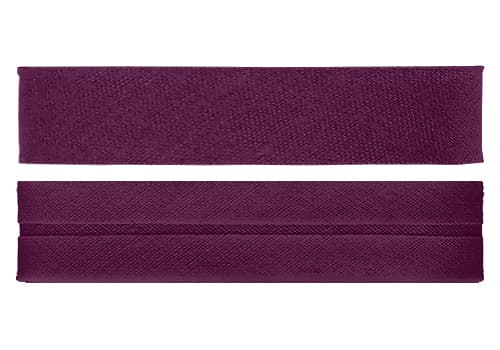 Косая бейка х/б (20мм), цвет ежевики