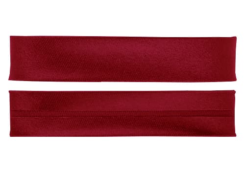 Косая бейка дюшес (20мм), темно-красный