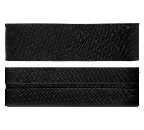 Косая бейка х/б  (30мм), черный