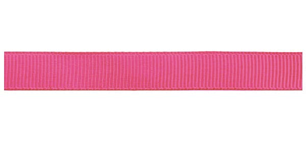 Репсовая лента (16мм), розовый яркий