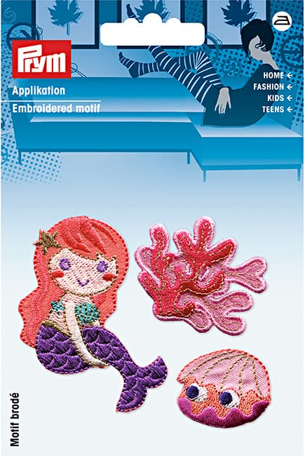Аппликация Русалка (3 шт)
