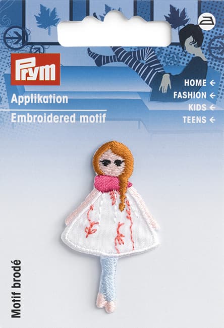 Аппликация Балерина 50х30мм