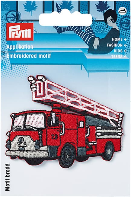 Аппликация Пожарная машина