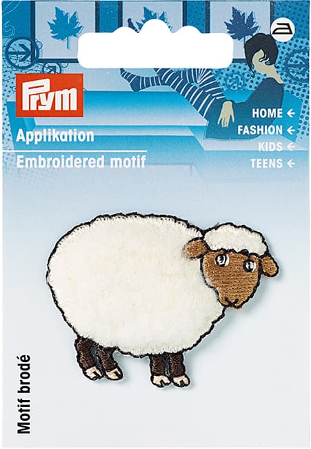 Аппликация Овечка маленькая