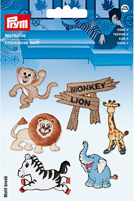 Аппликация Зоопарк (6шт)