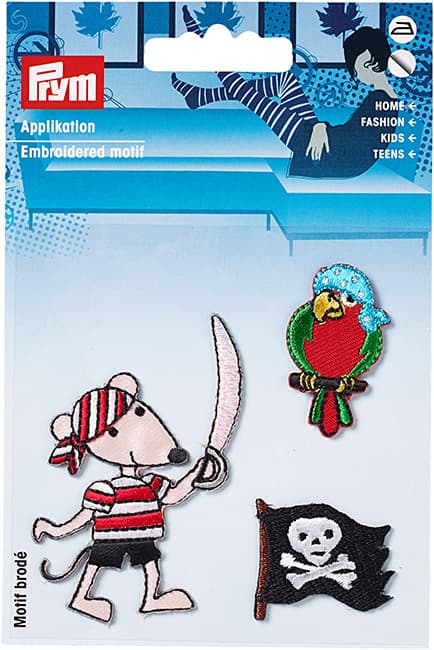 Аппликация Мышь с попугаем