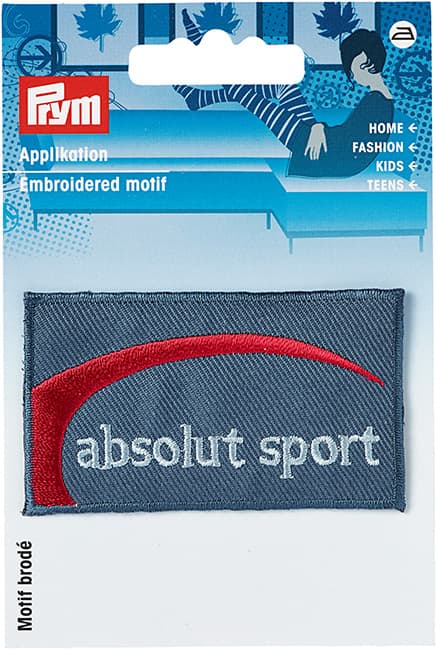Аппликация Absolut sport