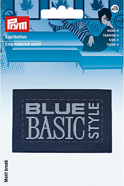 Аппликация BLUE BASIC STYLE