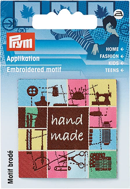 Аппликация Handmade Шитье разноцветная