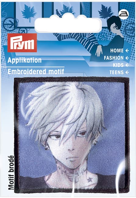 Аппликация Юноша блондин 55х55мм