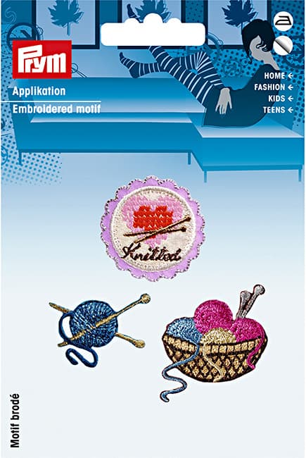 Аппликация Набор шерстяной пряжи 35х35/35х40/30х30мм (3шт)