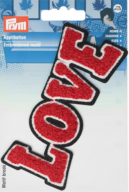 Аппликация LOVE 113х50мм