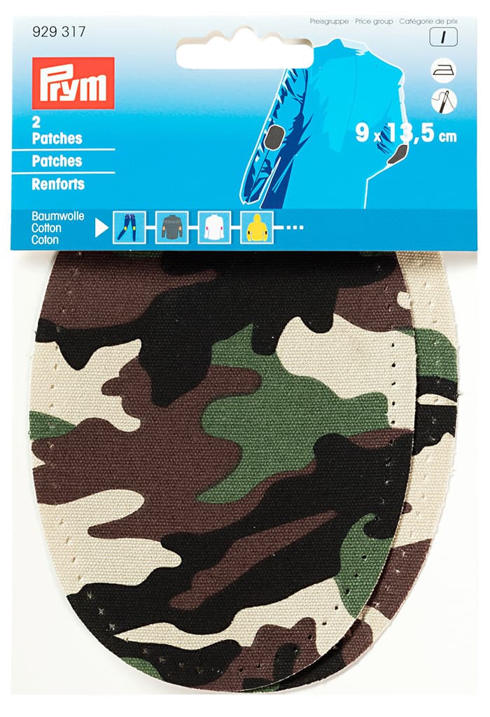 Термозаплатки 9х13,5см (2 шт) камуфляжные