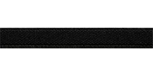 Велюровая эластичная лента 15мм, черный