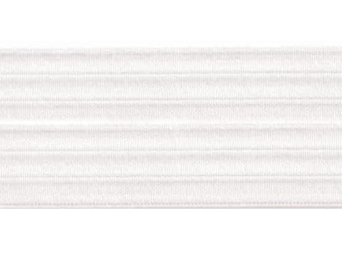 Резинка в рубчик 50мм, белый