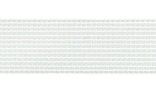 Мягкая полупрозрачная резинка 40мм, белый