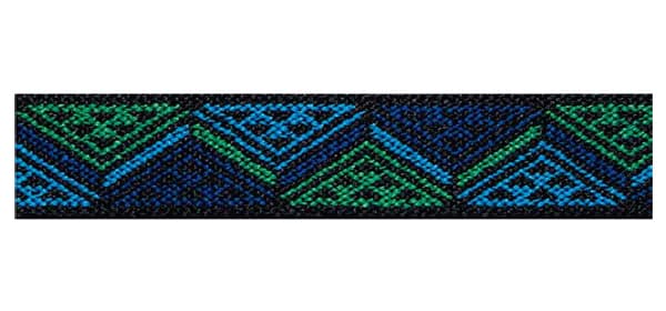 Эластичная лента Color 25мм, синий узор