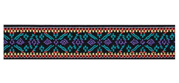 Эластичная лента Color 25мм, сиреневый/бирюзовый