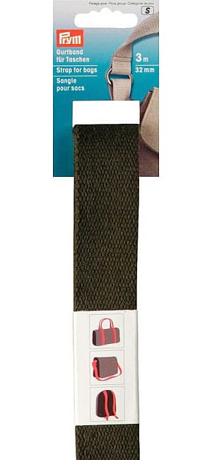 Лента-ремень для сумок 30мм х 3м оливковая