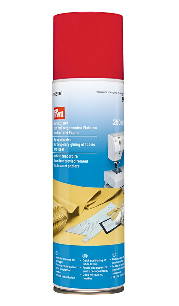 Клей в аэрозольной упаковке для временной фиксации ткани и бумаги, водорастворимый