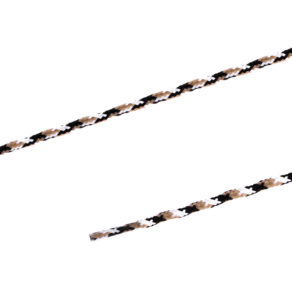Шнурки для обуви, круглые, 5мм х 150см, черный, белый, бежевый - №1