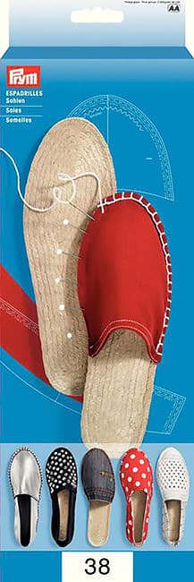 Подошвы коричневые для Эспадрильи. Размер 38