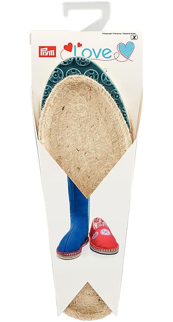 Подошвы Prym Love синие для Эспадрильи. Размер 30/31