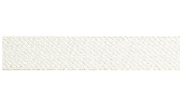 Атласная лента (25мм), белый