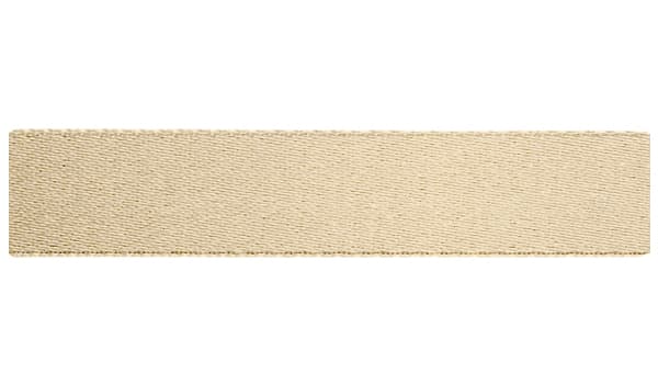 Атласная лента (25мм), песочный